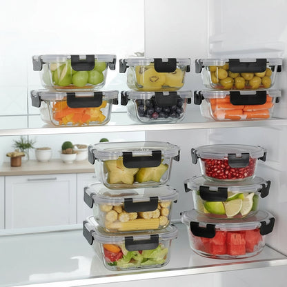 Glass Food Storage Containers Airtight