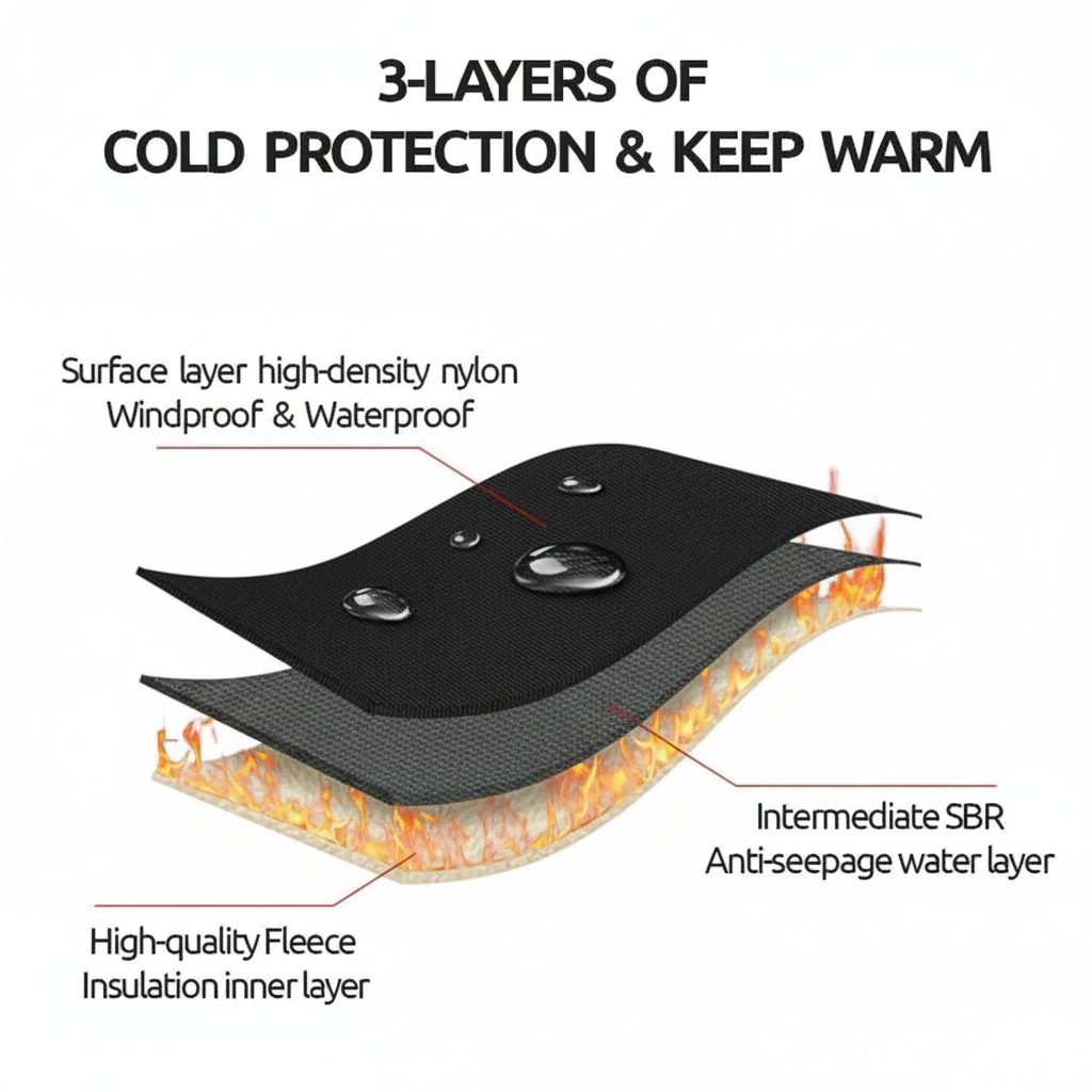 Winter Gloves Touchscreen Thermal Windproof