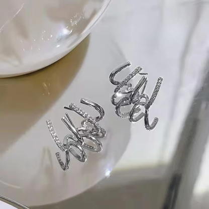 Earrings Mothers Day Gift Gold Hoop Layered