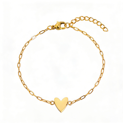 Bracelet Adjustable Heart Chain Matching