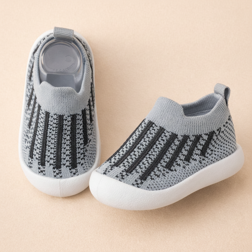 Kids Sneakers Breathable Mesh Slip On Shoes