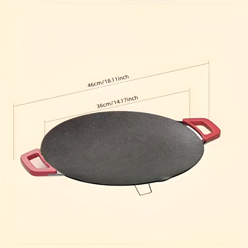 Grill Pan Cast Iron Smokeless Indoor Cooking
