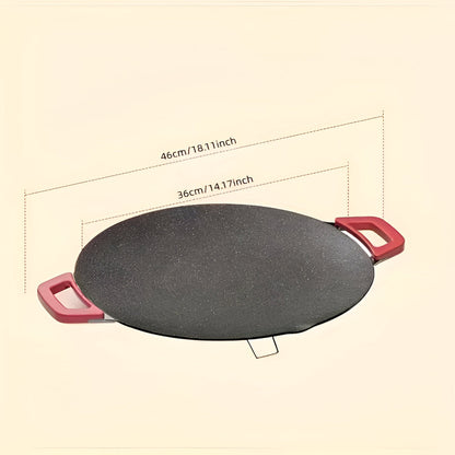 Grill Pan Cast Iron Smokeless Indoor Cooking