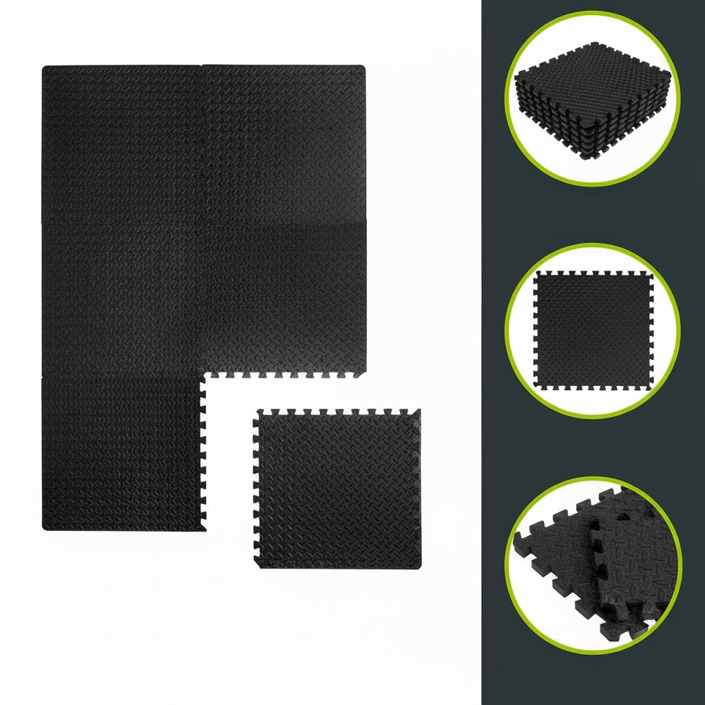 Gym Floor Mats Interlocking EVA Foam