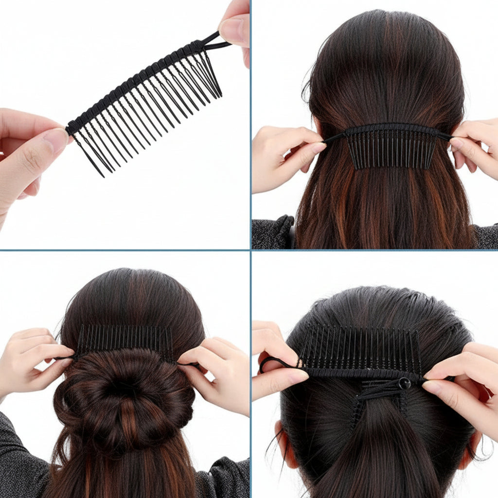 Stylish Retro Hair Clip Thick Voluminous
