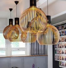 Handcrafted Wooden Pendant Light Natural
