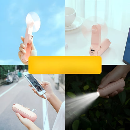 Portable Fan Handheld USB Rechargeable
