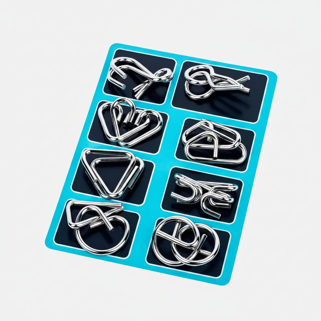Puzzle Toys Metal Brain Teaser Logic Game