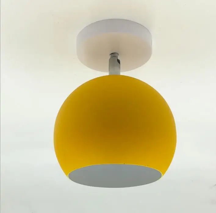 Nordic Macaron Ceiling Light Modern Round