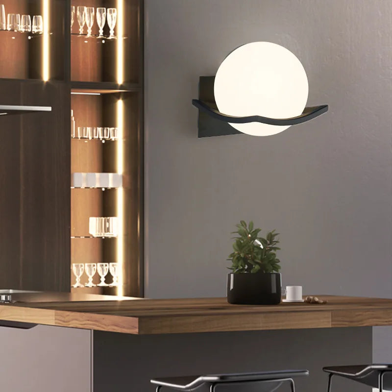 Makar Wall Light Modern European Glass Globe