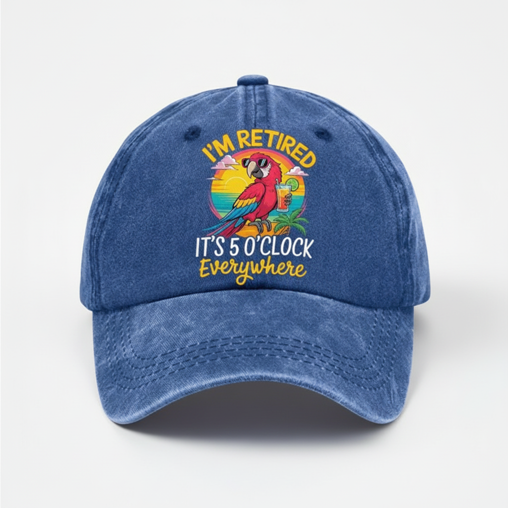 Baseball Cap Adjustable Washed Casual