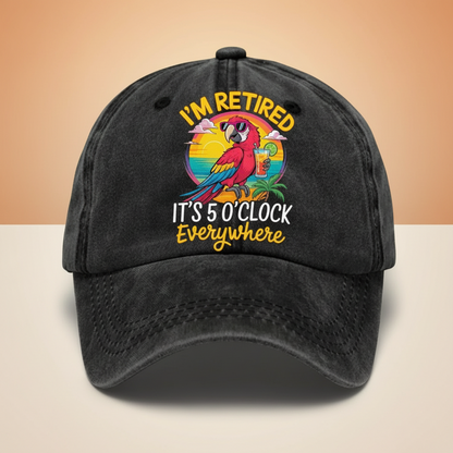 Baseball Cap Adjustable Washed Casual