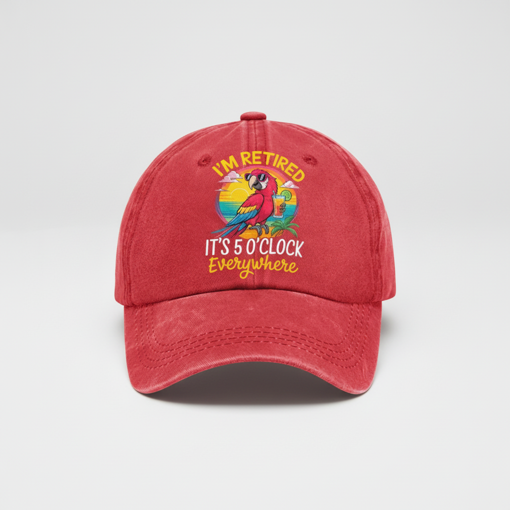 Baseball Cap Adjustable Washed Casual