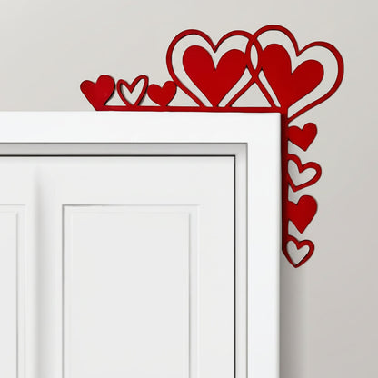 Wall Art Heart Frame Mirror Sticker Acrylic