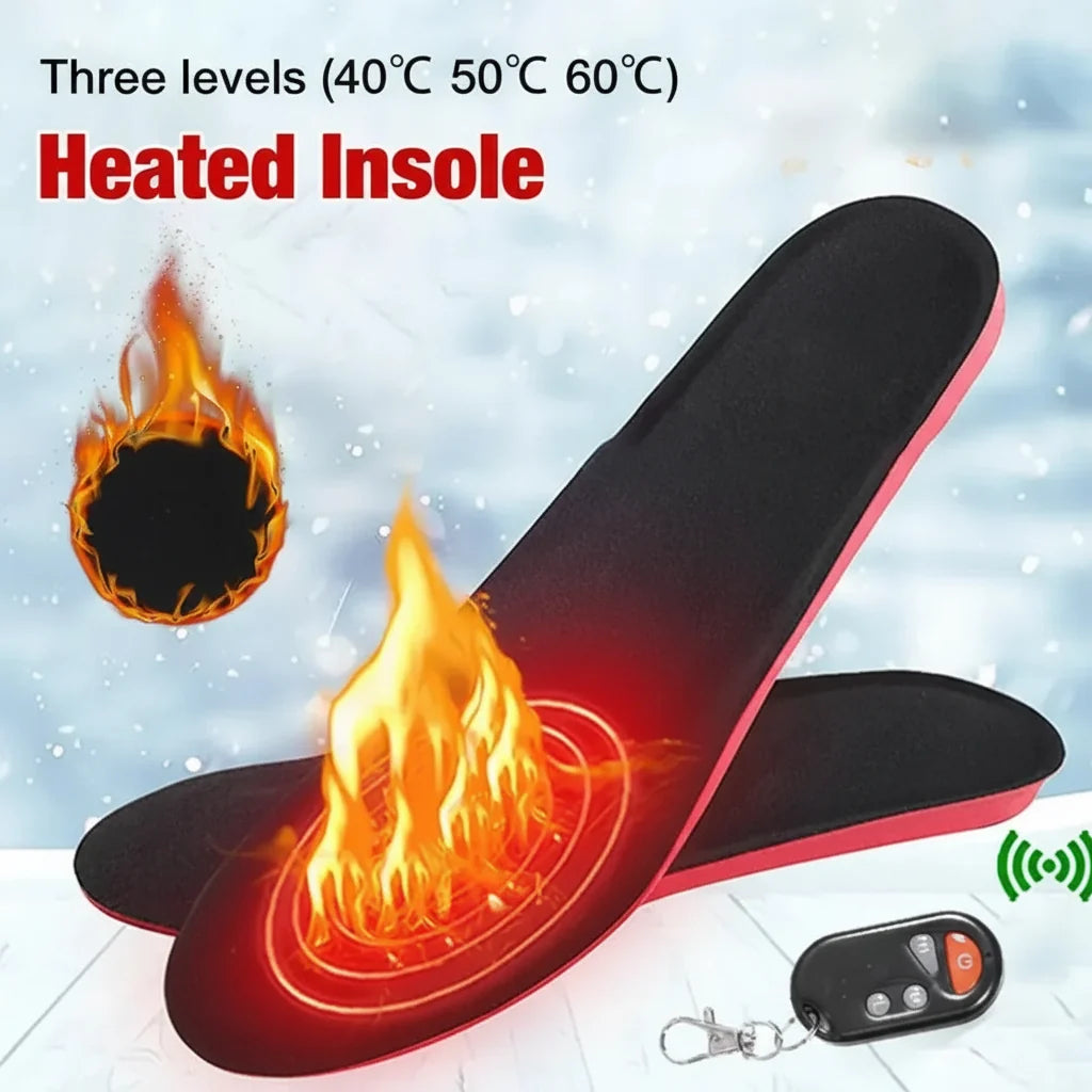 Heated Insoles Rechargeable Wireless Remote
