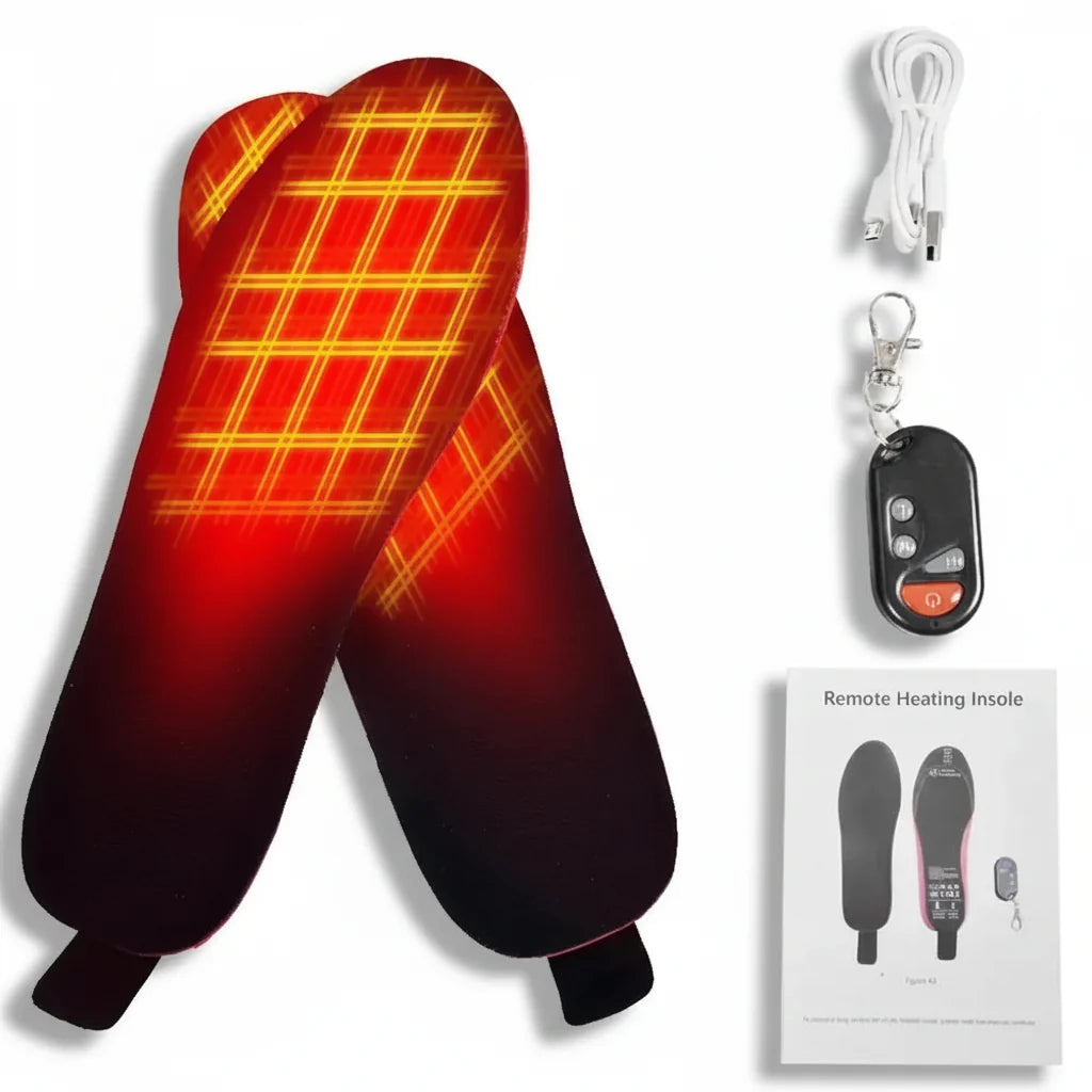 Heated Insoles Rechargeable Wireless Remote