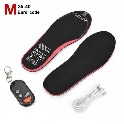 Heated Insoles Rechargeable Wireless Remote