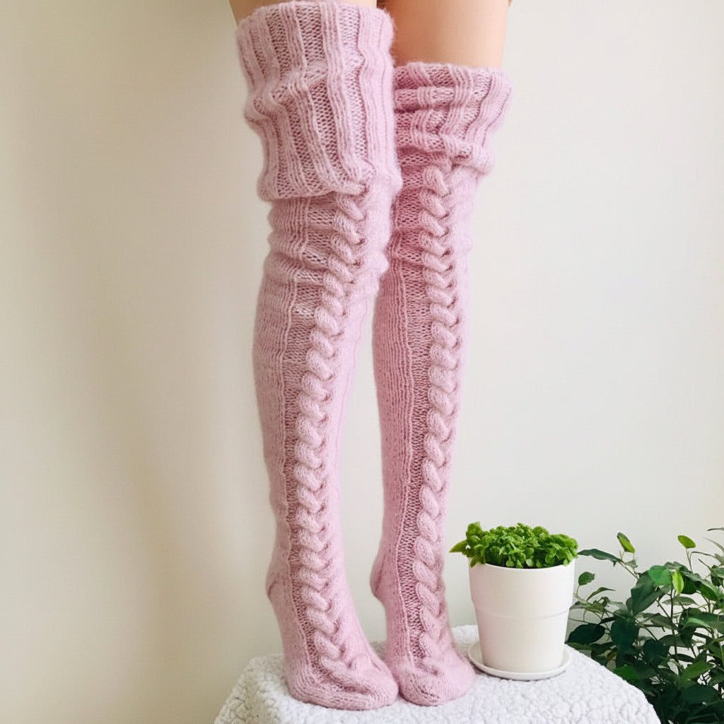 Knee High Socks Warm Winter Comfort