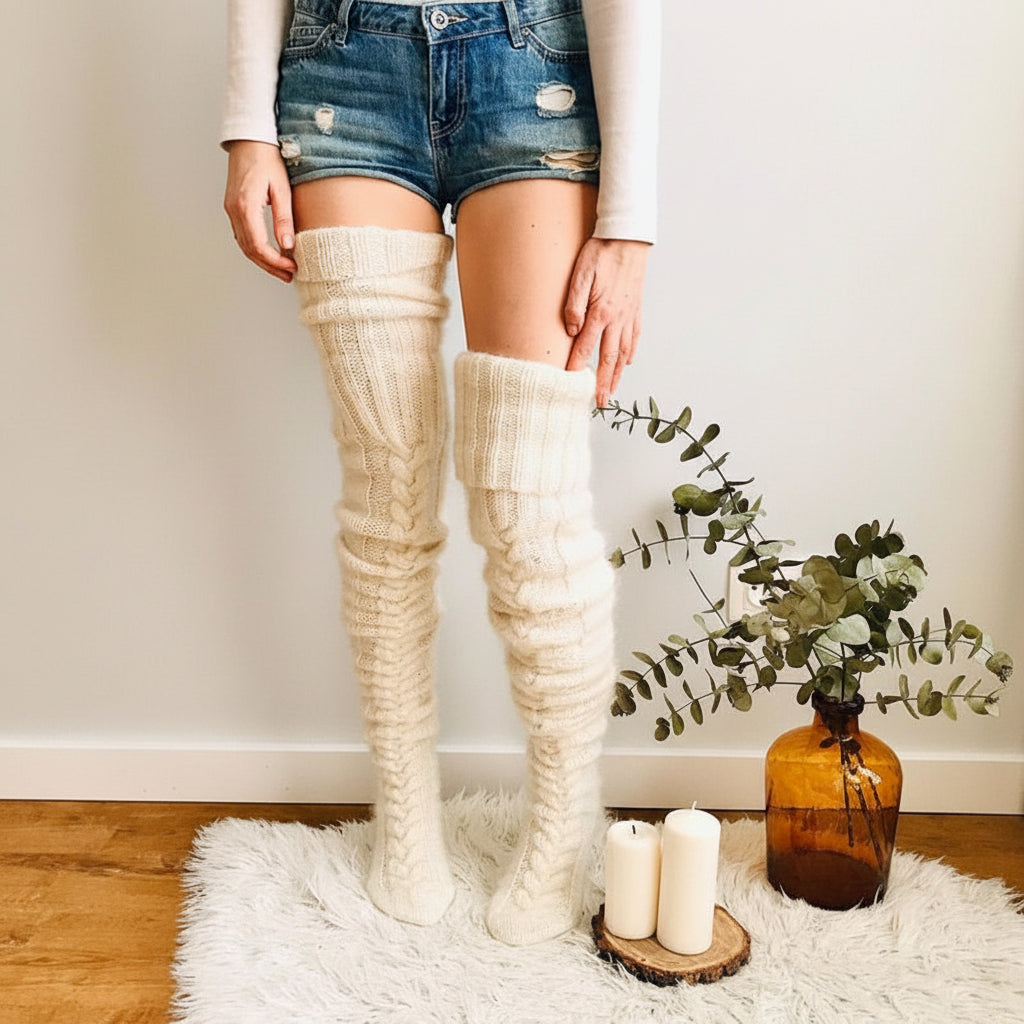 Knee High Socks Warm Winter Comfort