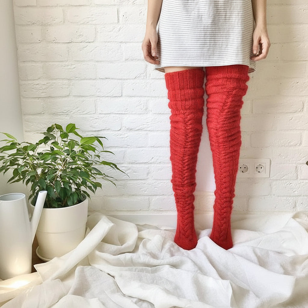 Knee High Socks Warm Winter Comfort