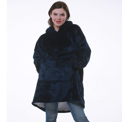 Wearable Cozy Blanket Hooded Thick Warm