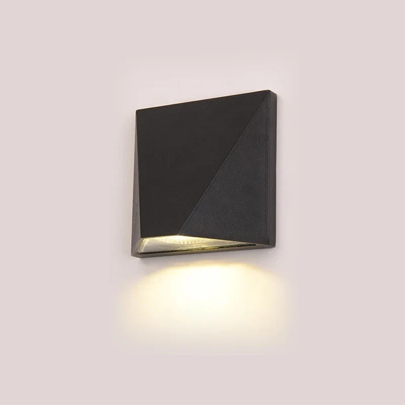 Modern Black LED Wall Light 5W Waterproof