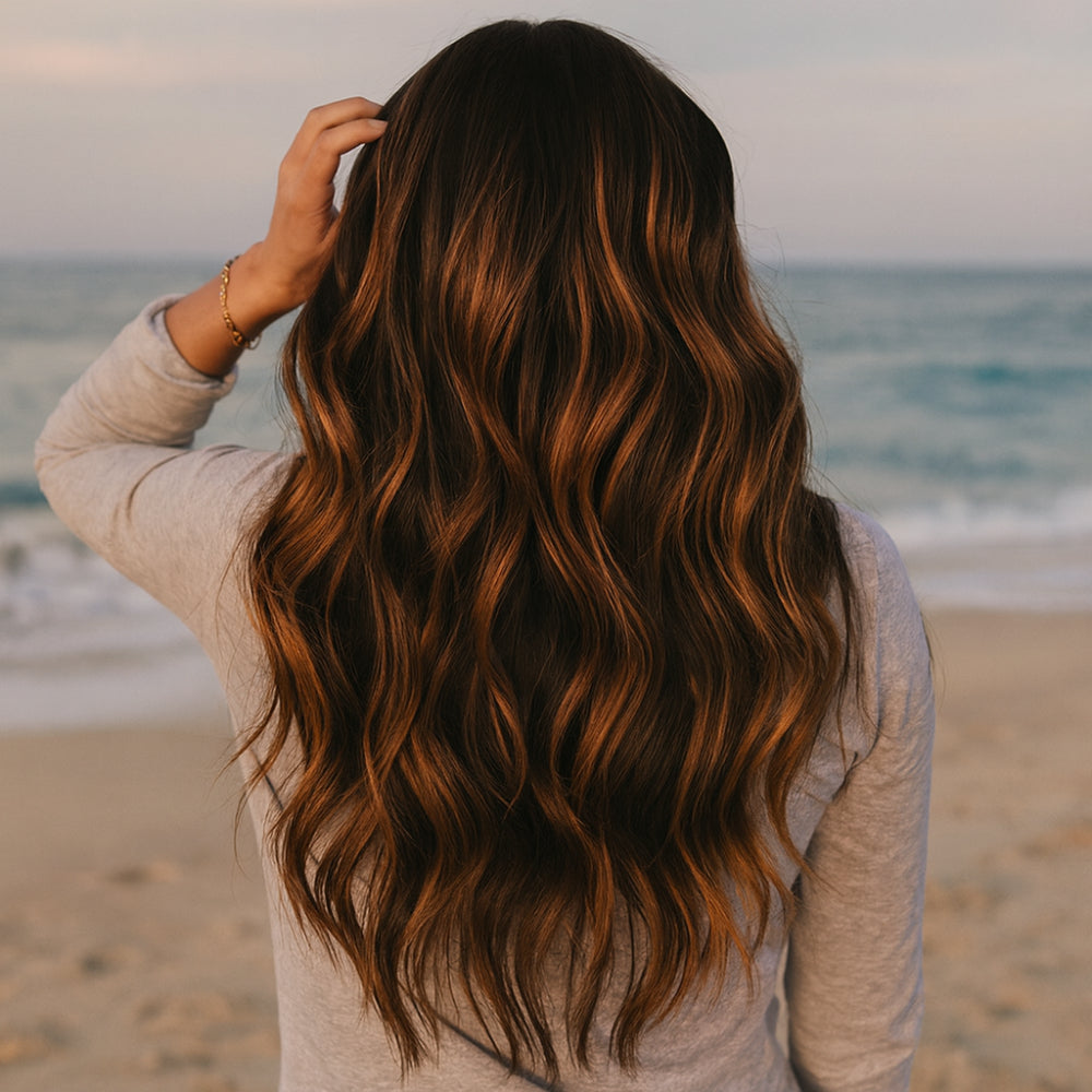 Hair Extensions Natural Wavy Human Hair Clip