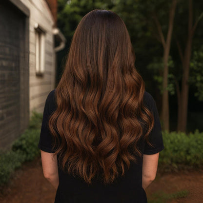 Hair Extensions Natural Wavy Human Hair Clip