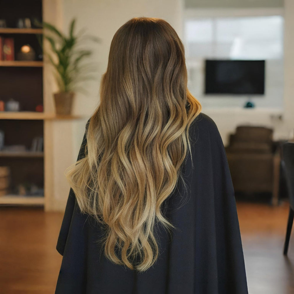 Hair Extensions Natural Wavy Human Hair Clip