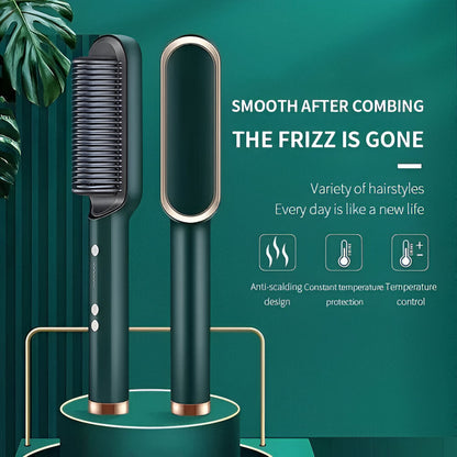 Hair Straightening Comb Heated Styling Brush