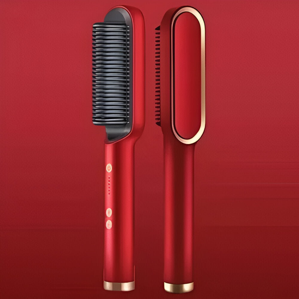 Hair Straightening Comb Heated Styling Brush