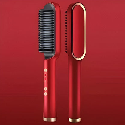 Hair Straightening Comb Heated Styling Brush