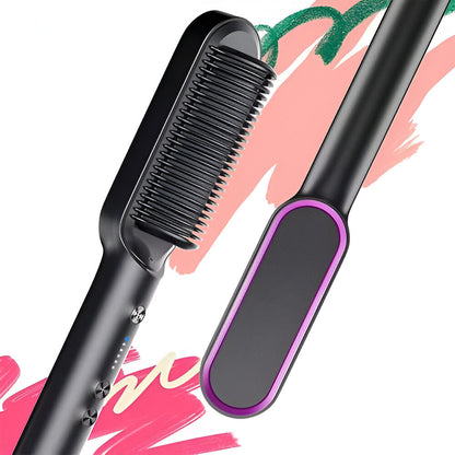 Hair Straightening Comb Heated Styling Brush