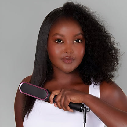 Hair Straightening Comb Heated Styling Brush