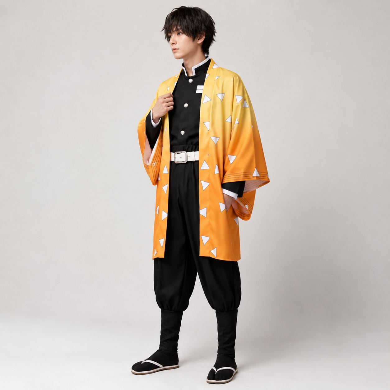Halloween Costume Anime Haori Wig Cosplay