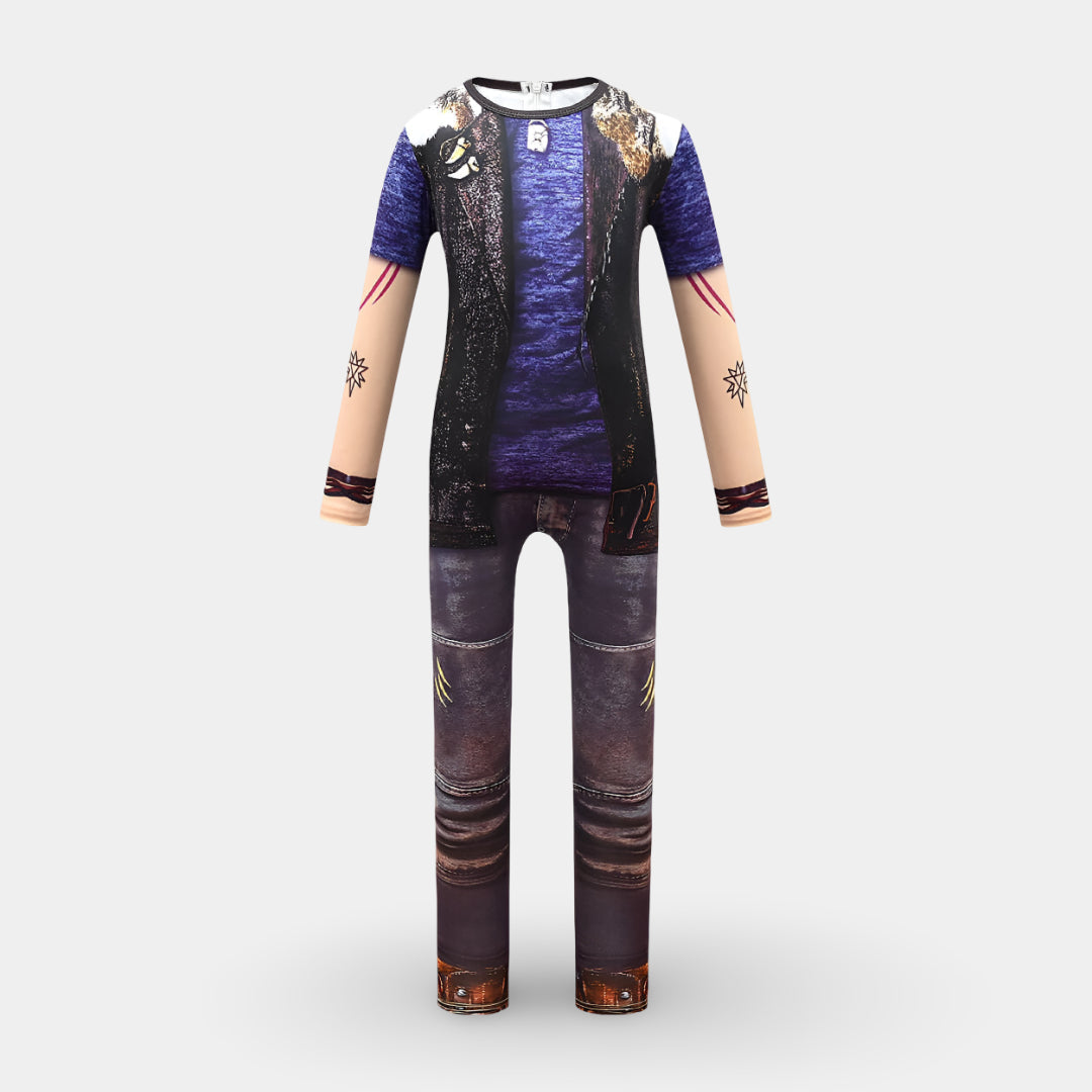 Halloween Costume Kids Zombie Jumpsuit Party
