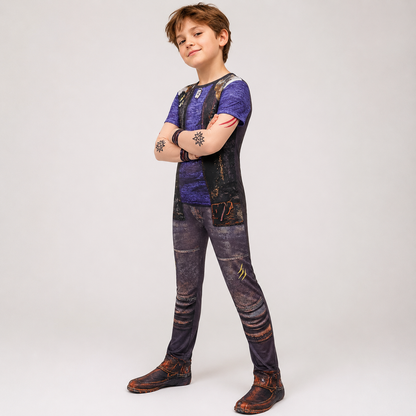 Halloween Costume Kids Zombie Jumpsuit Party
