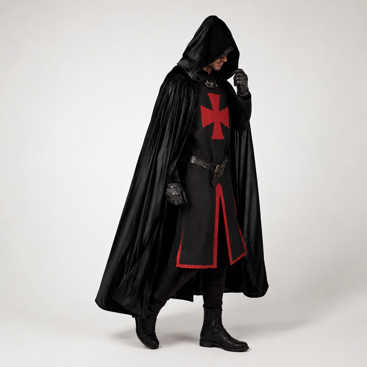 Halloween Costume Medieval Knight Cloak