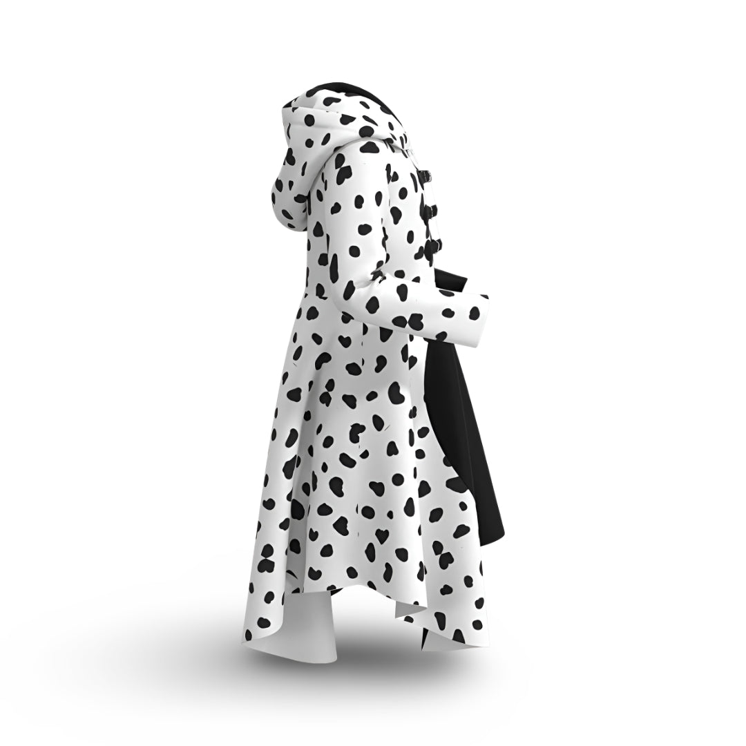 Halloween Costume Spotted Dress Cape Cosplay