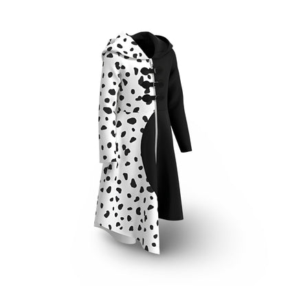 Halloween Costume Spotted Dress Cape Cosplay