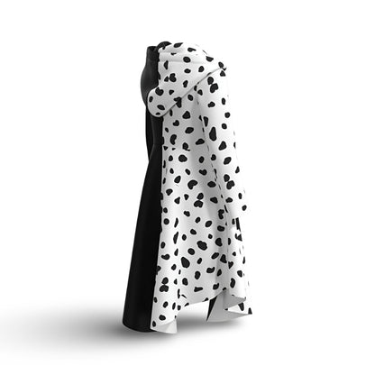 Halloween Costume Spotted Dress Cape Cosplay