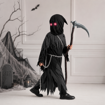 Halloween Costumes Grim Reaper Hooded Robe