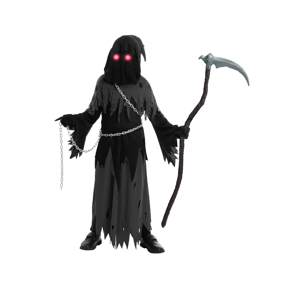 Halloween Costumes Grim Reaper Hooded Robe