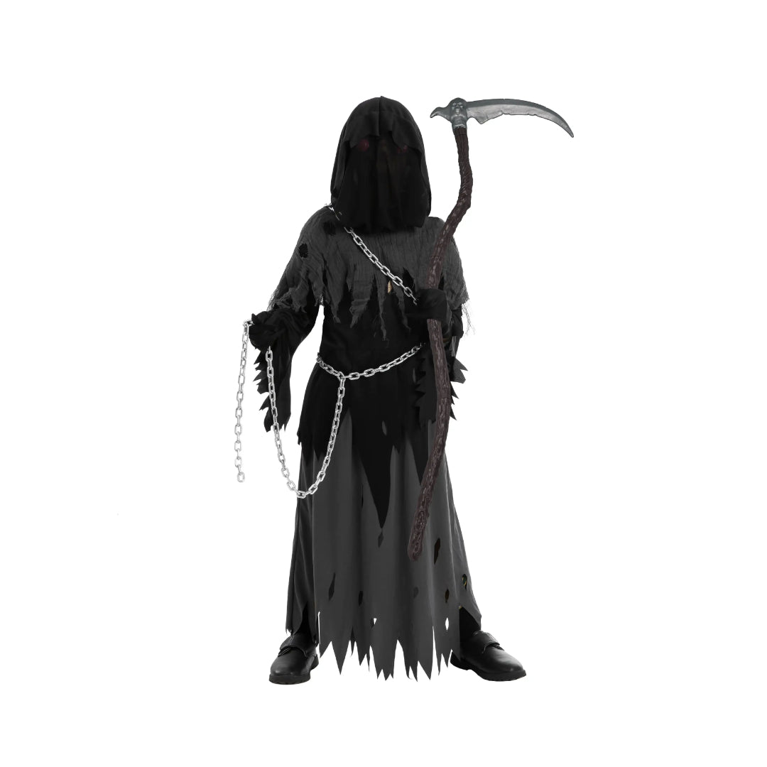 Halloween Costumes Grim Reaper Hooded Robe