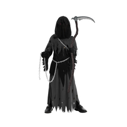 Halloween Costumes Grim Reaper Hooded Robe