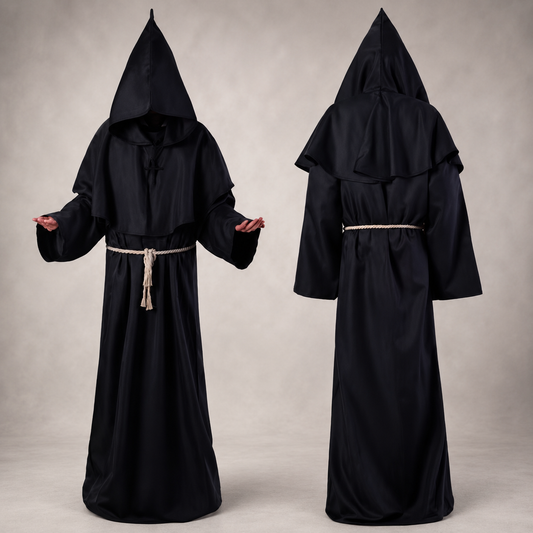 Halloween Costumes Womens Nun Robe Dress Up