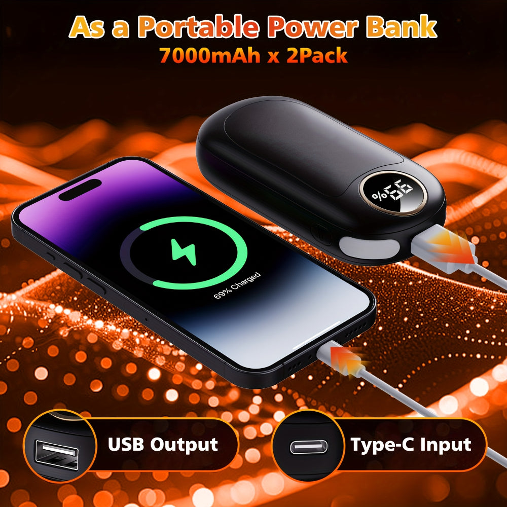 Hand Warmer Electric Rechargeable Pocket