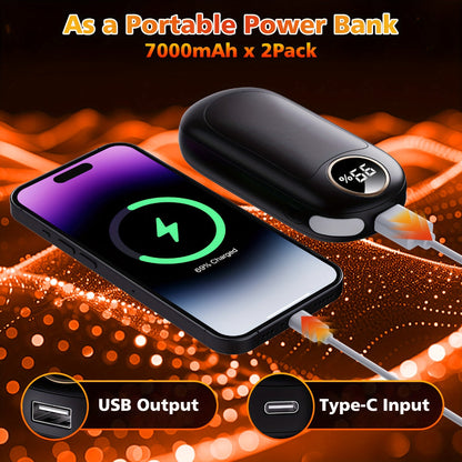 Hand Warmer Electric Rechargeable Pocket