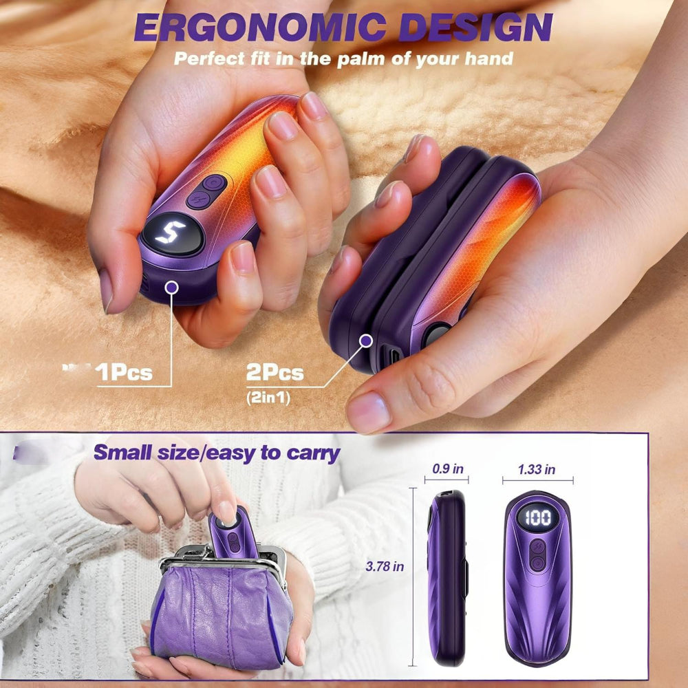 Hand Warmers Rechargeable LED Pocket Heater