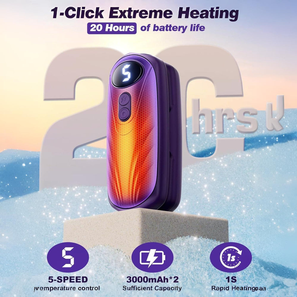 Hand Warmers Rechargeable LED Pocket Heater